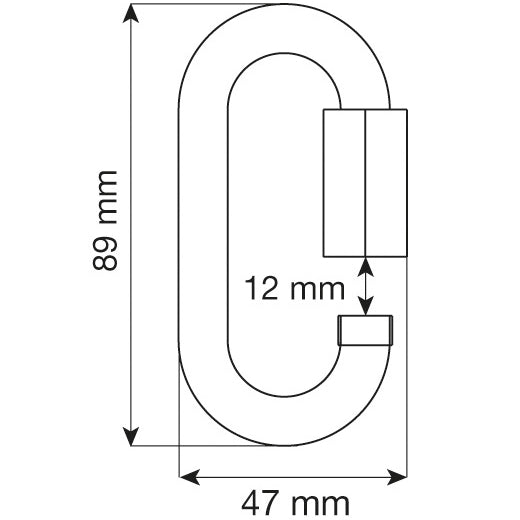 Steel Oval Quick Link