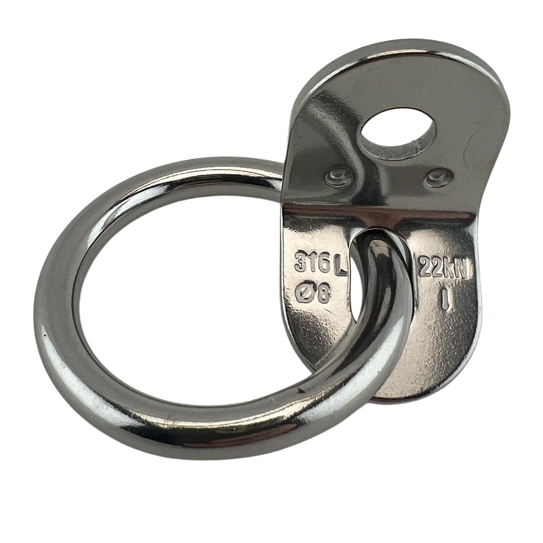 316L SS Anchor Plate with Ring