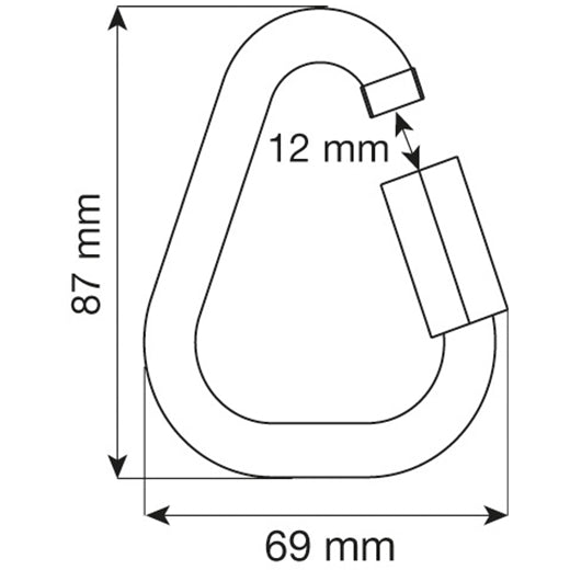 Steel Delta Quick Link