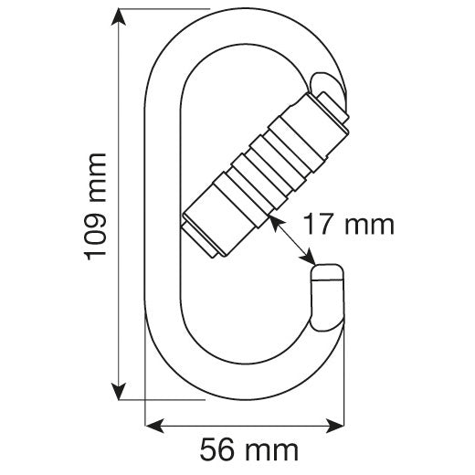Steel Oval Pro 3Lock