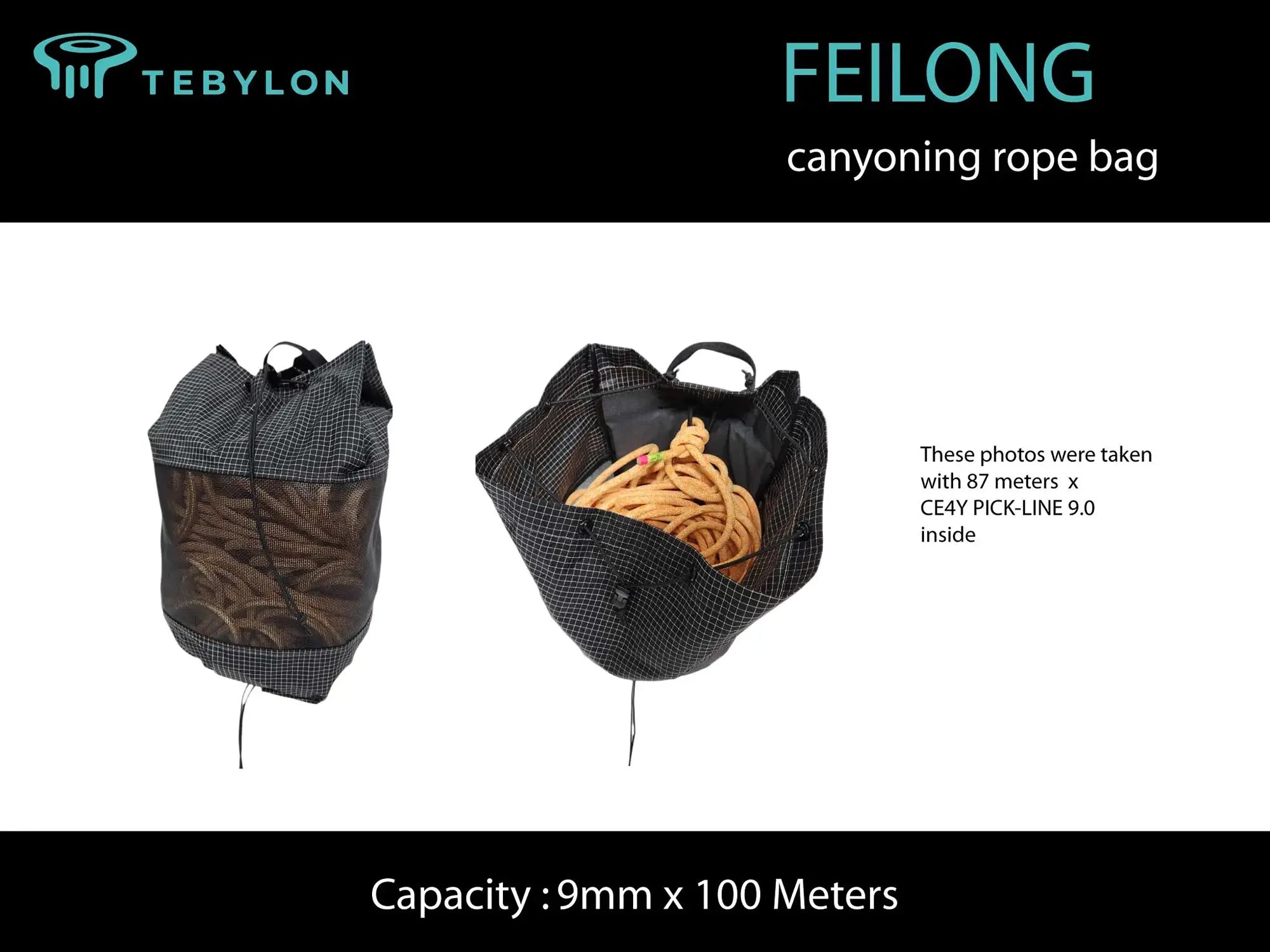 Feilong Double Ended Canyoning Rope Bag