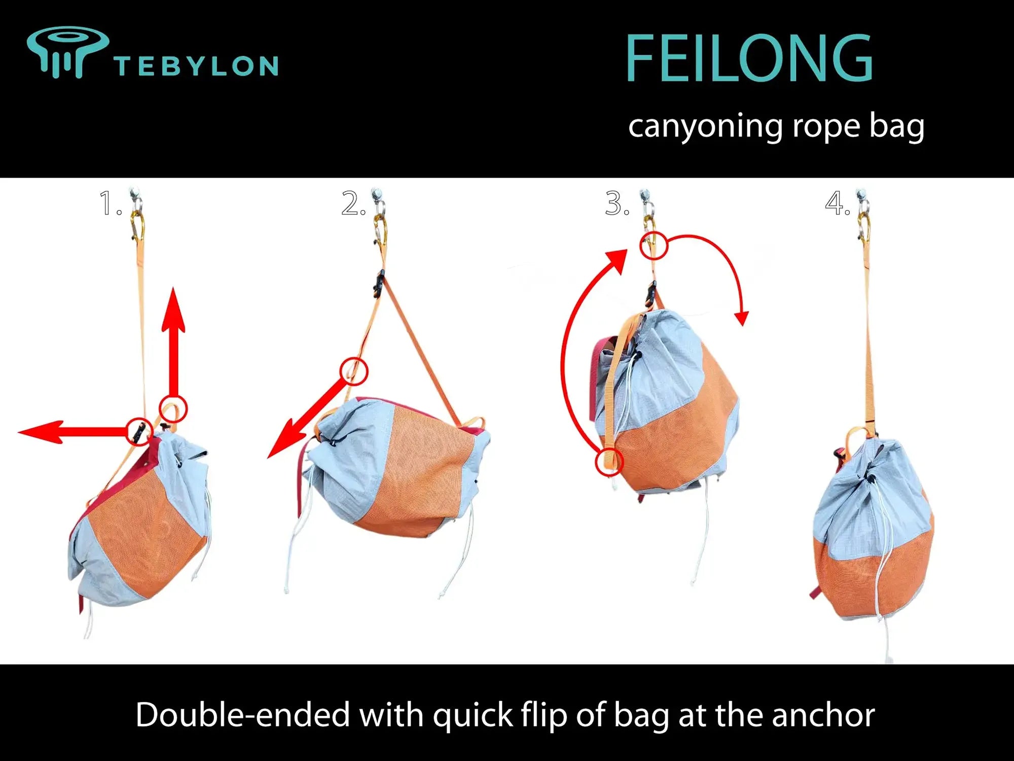 Feilong Double Ended Canyoning Rope Bag