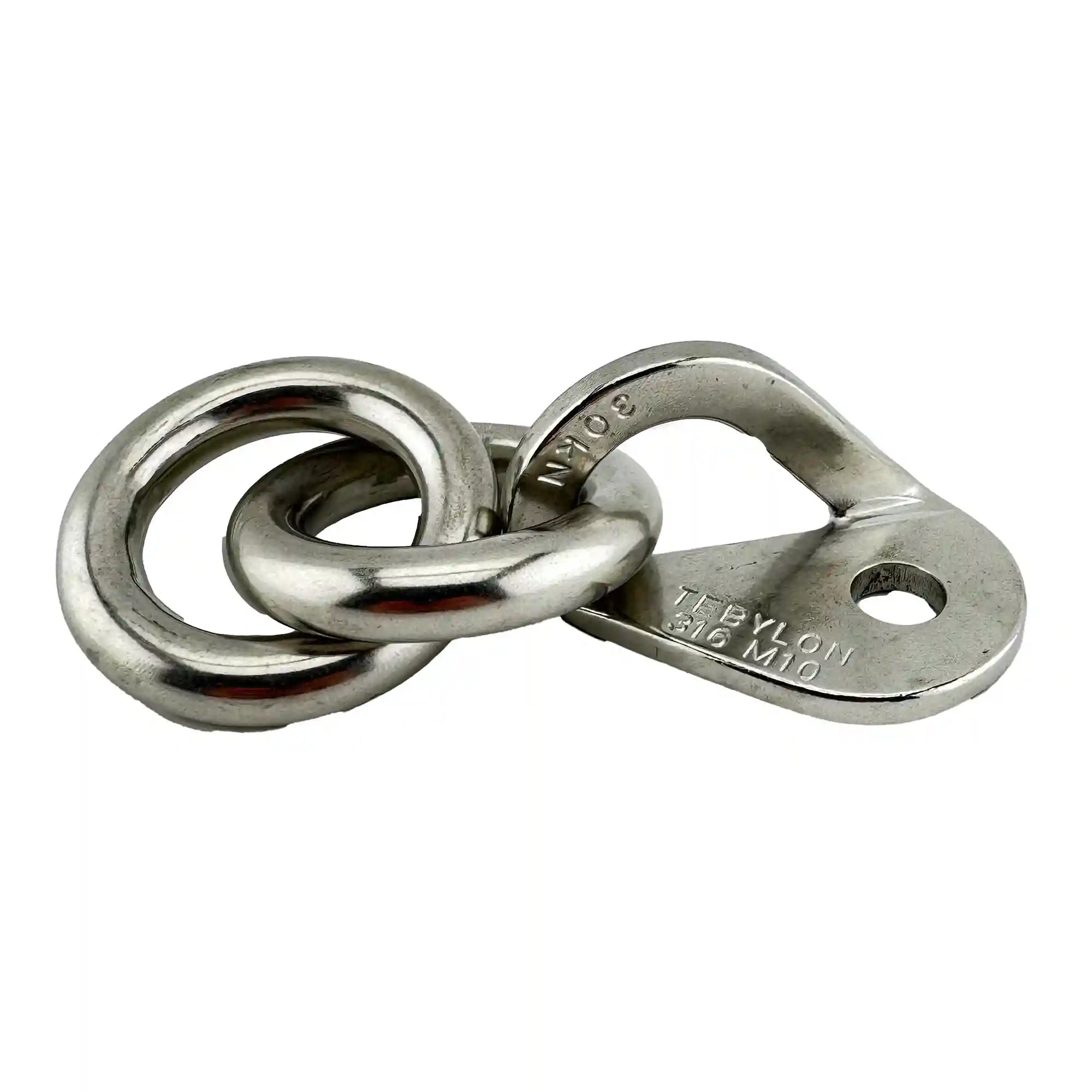 Stainless Steel Hanger with Double Rappel Ring