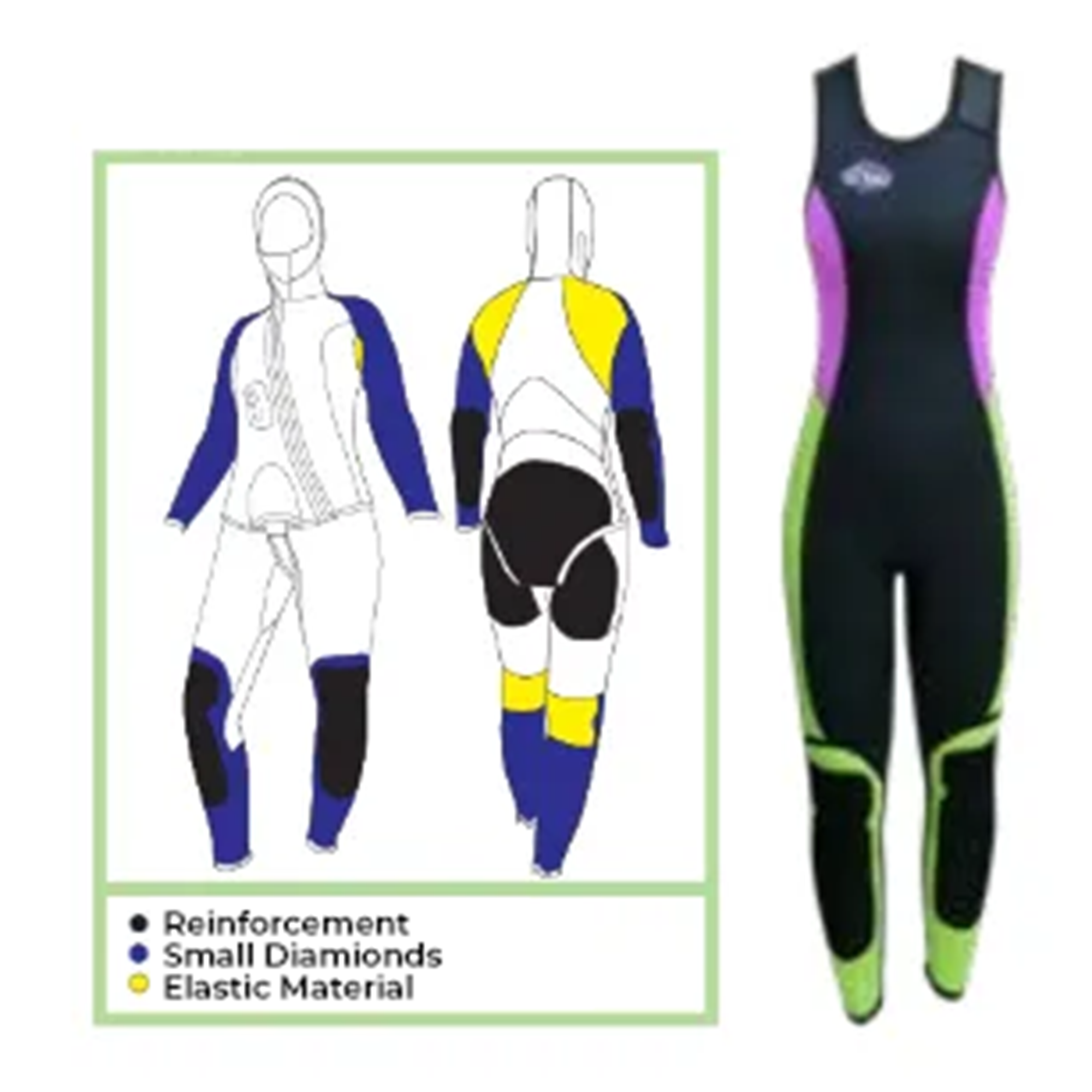 Luna 2-Piece Wetsuit 5/4mm