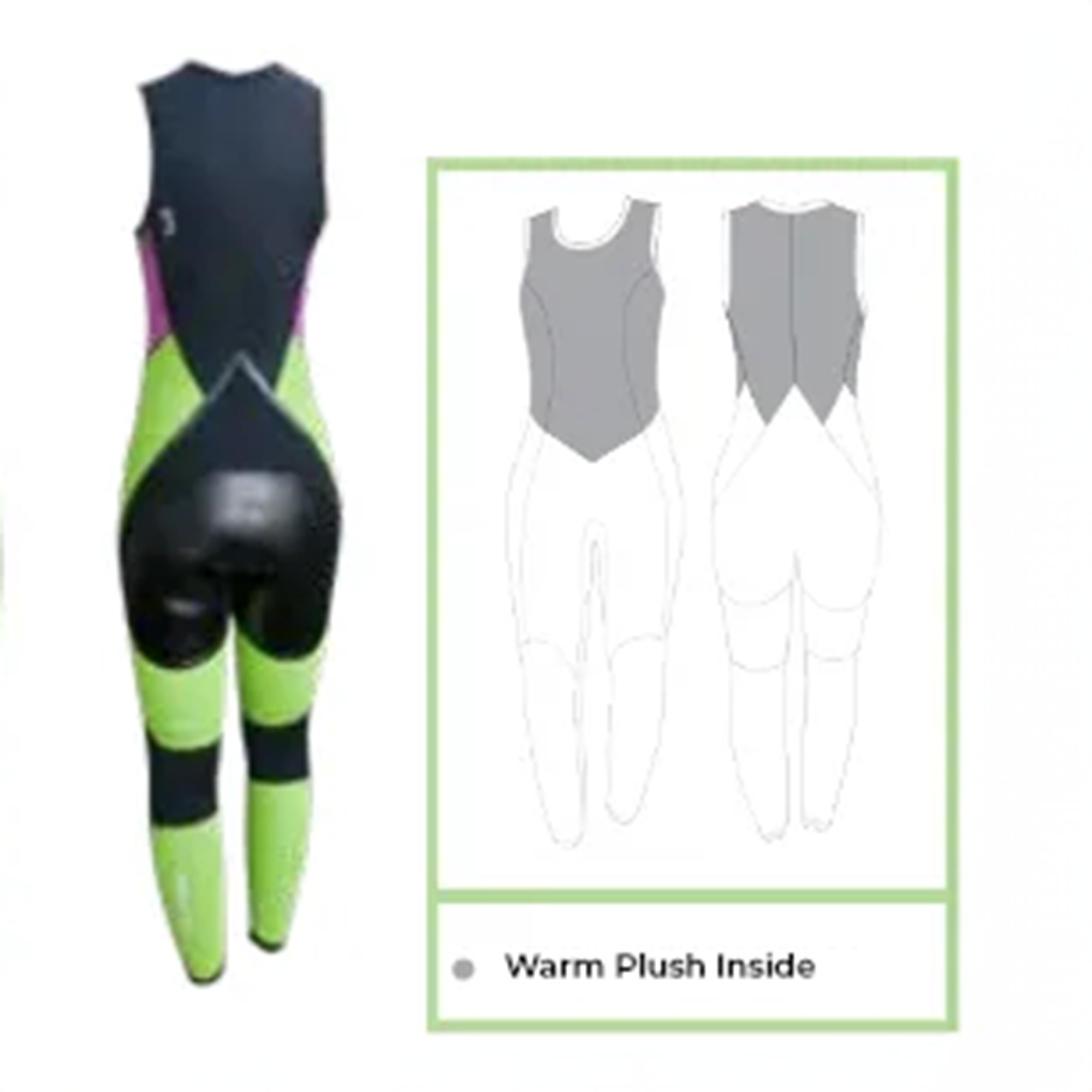 Luna 2-Piece Wetsuit 5/4mm