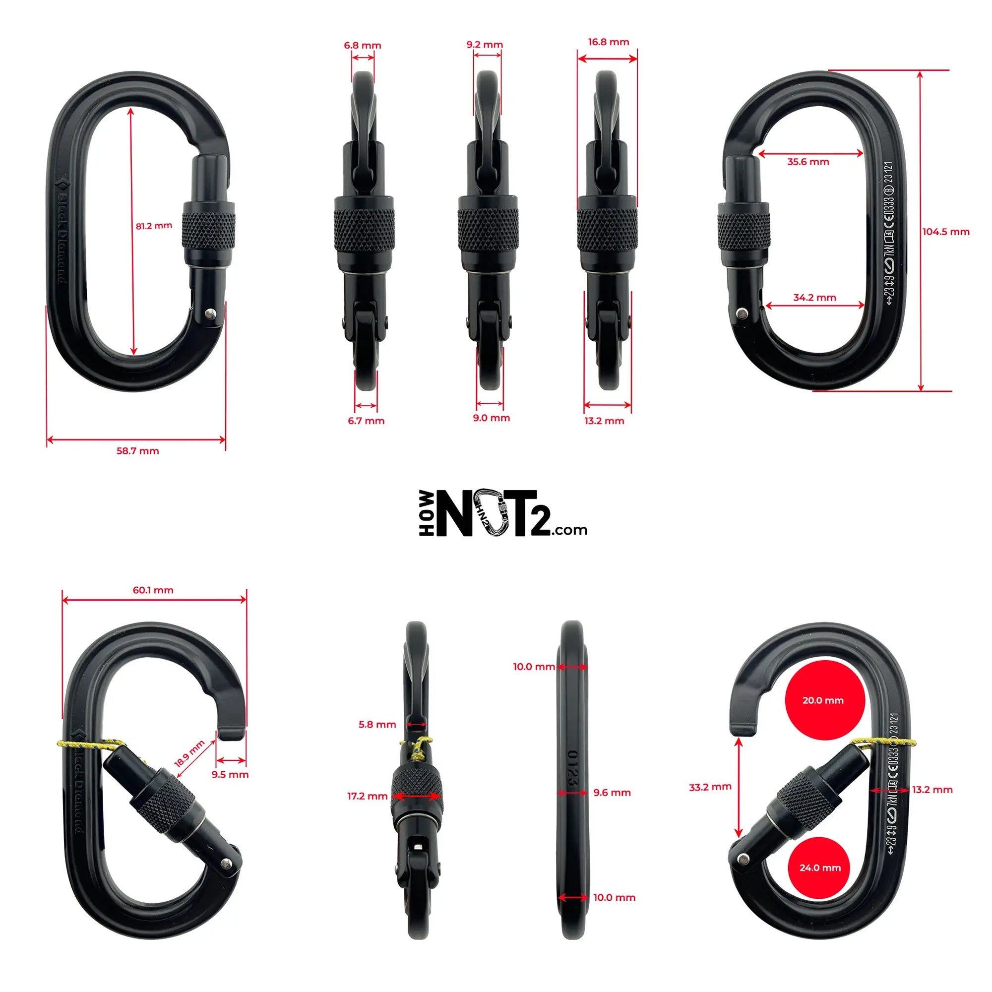 Oval Keylock Screwgate