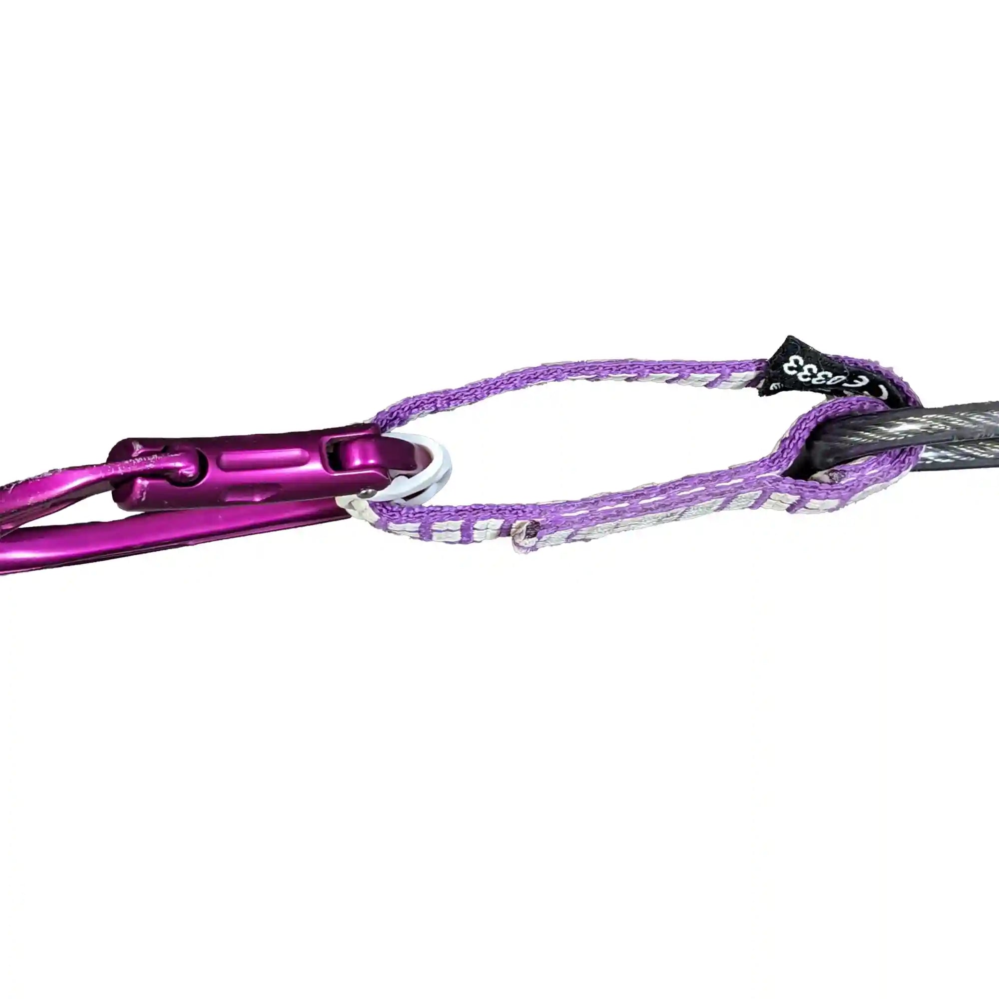 Flip-Stop Cam Carabiner Stabilizers