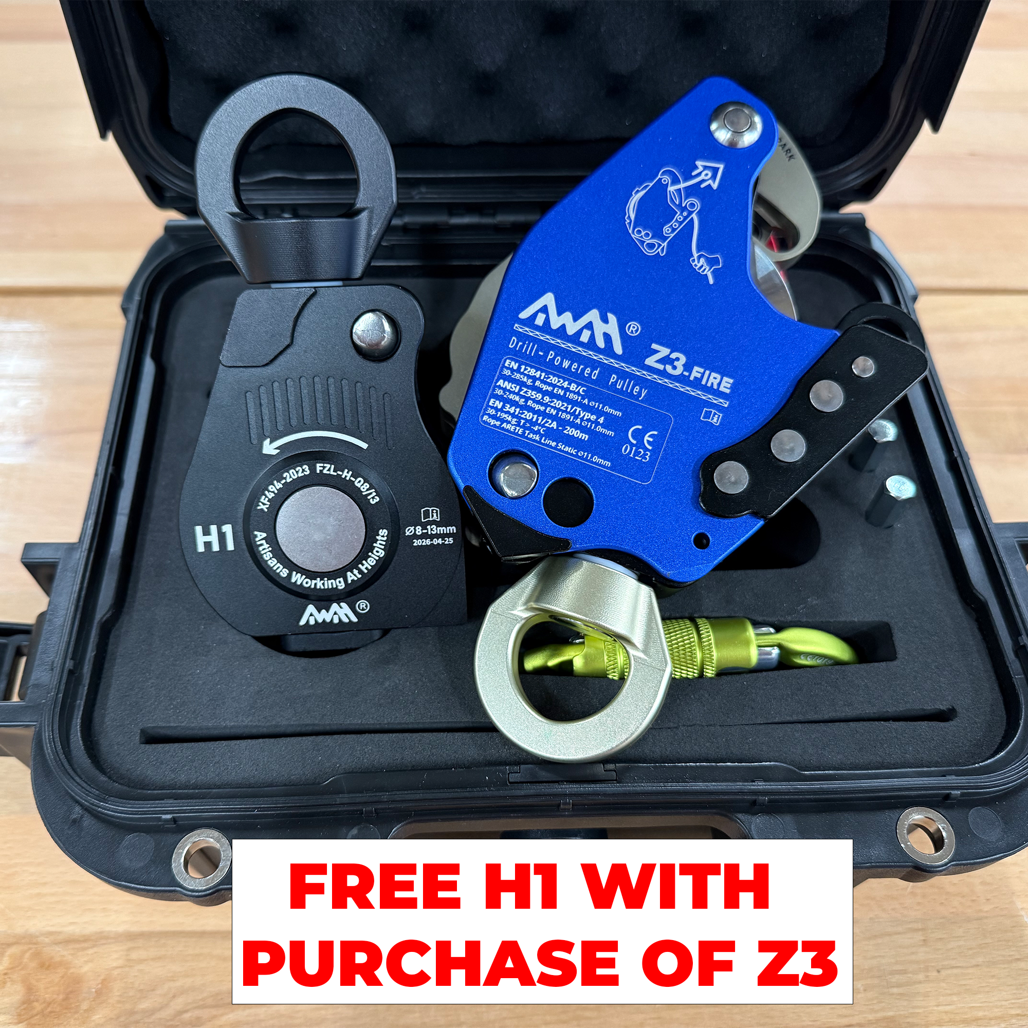 AWAH Z3 Drill Powered Pulley AWAH Z3 Drill Powered Pulley