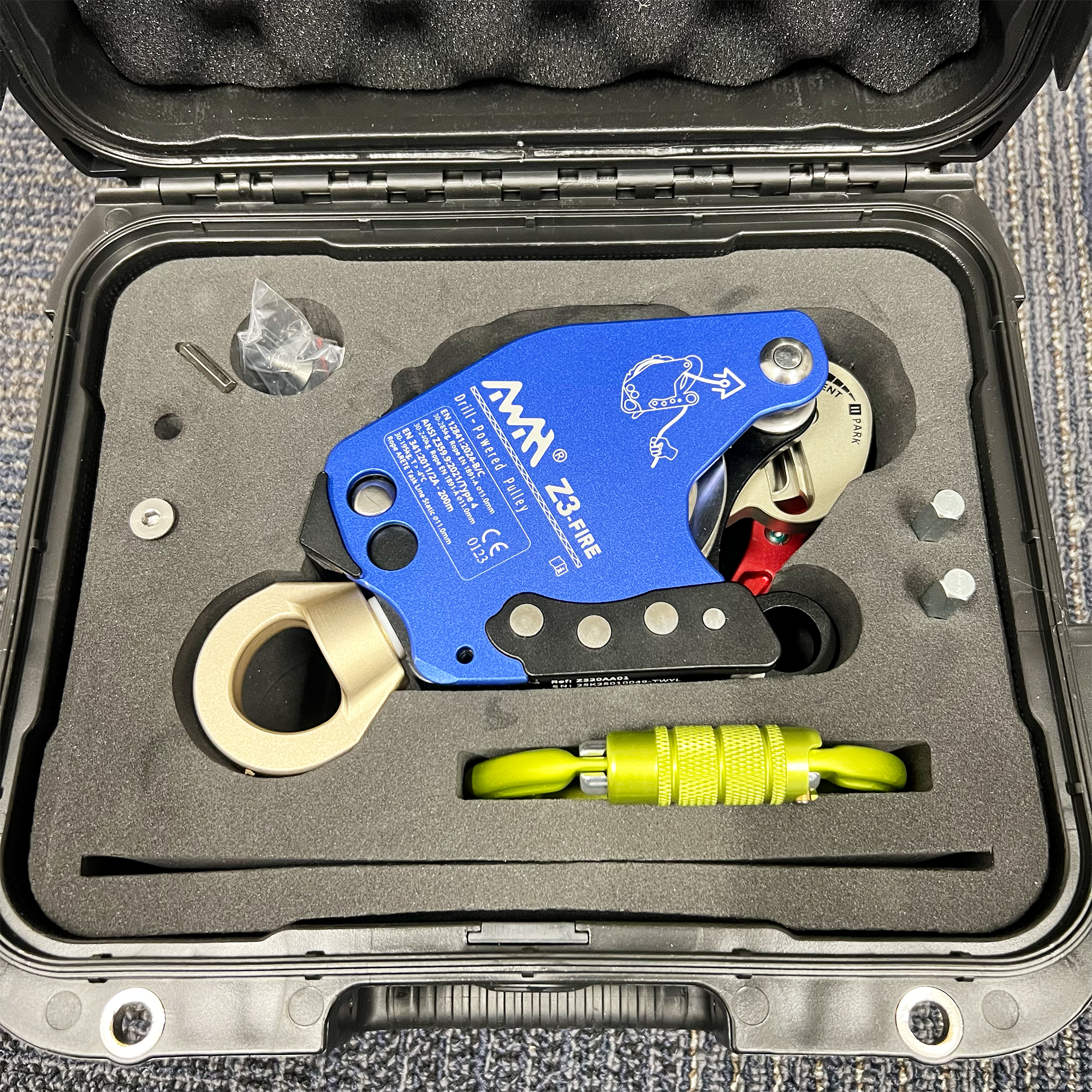 Z3-FIRE - Drill Powered Ascender PPE RATED
