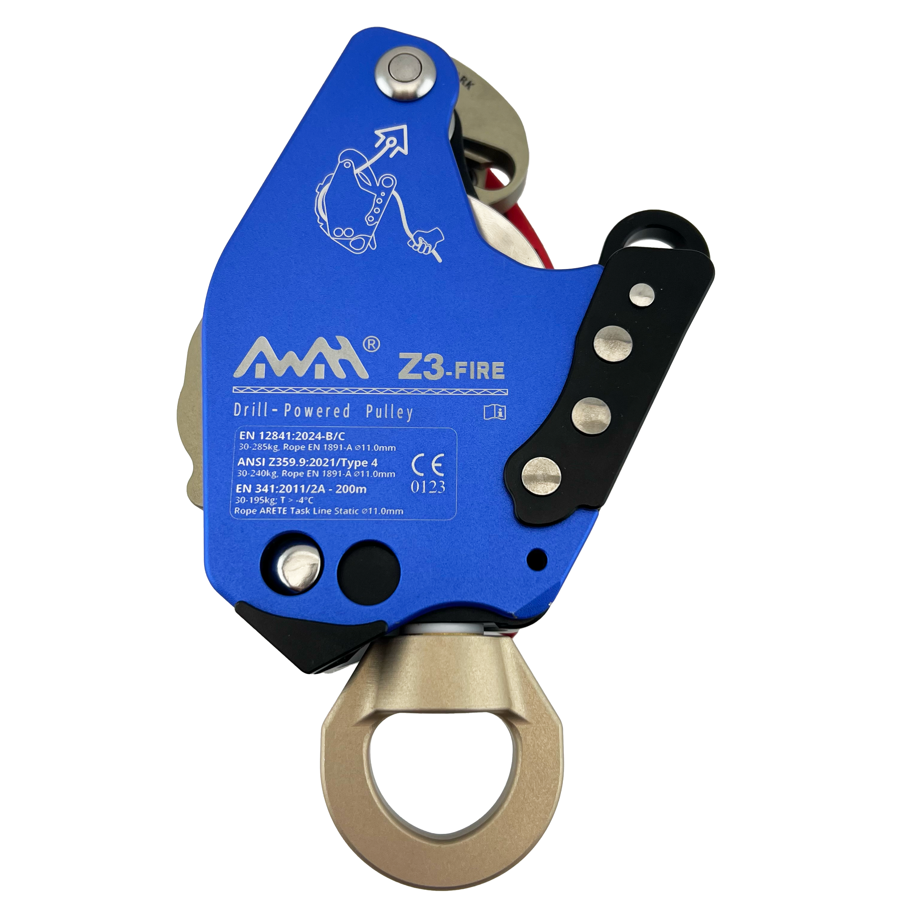 Z3-FIRE - Drill Powered Ascender PPE RATED
