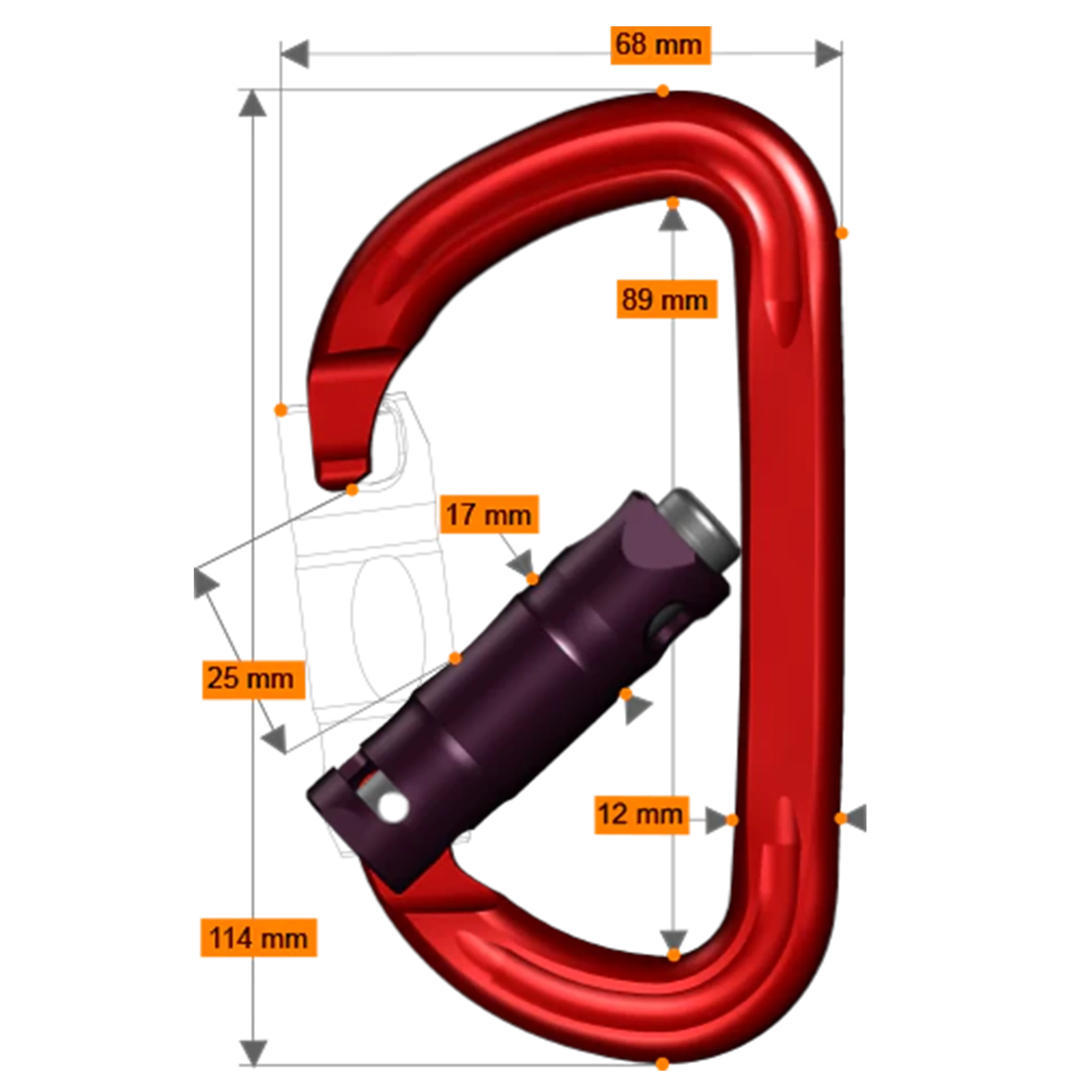 RockD Lanyard Pin Auto-Lock