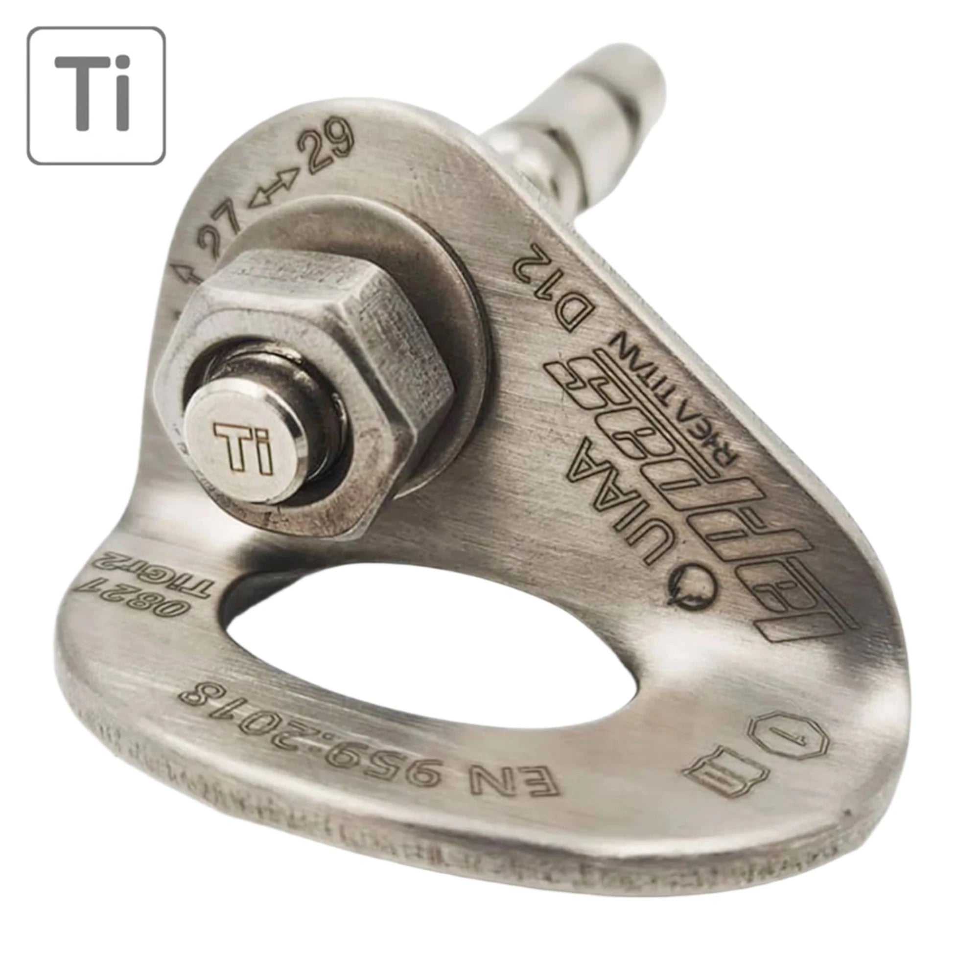 Titanium Wedge Bolt w/ Hanger