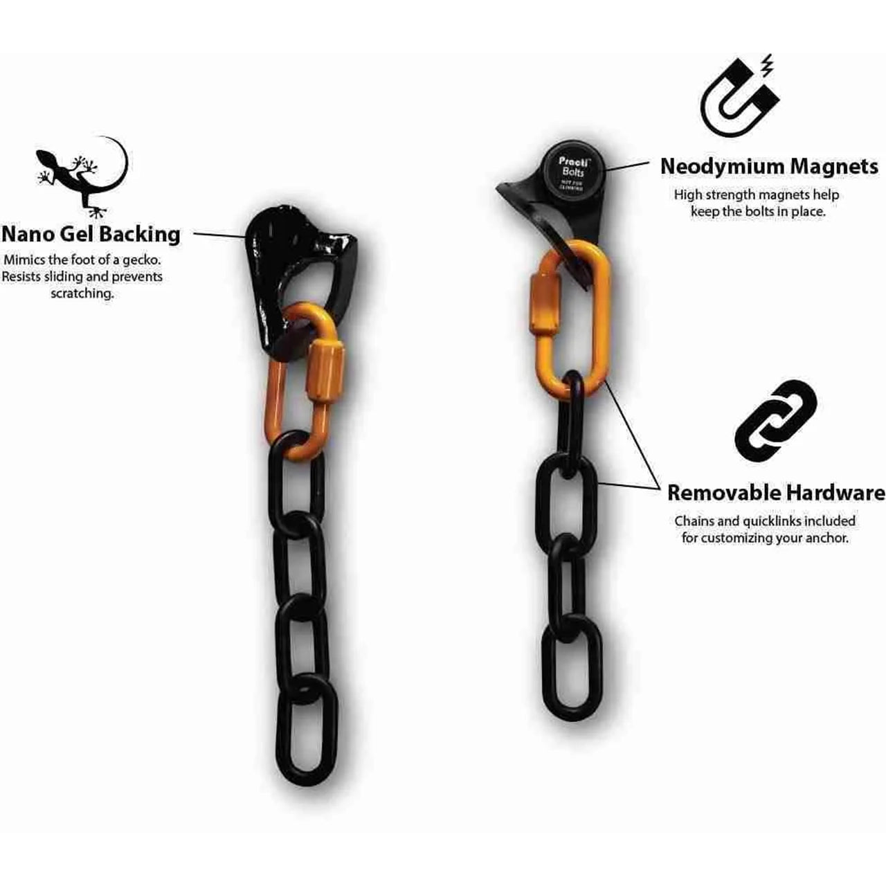 Practi Bolts - Two Bolt Kit