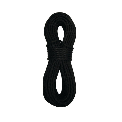 SafetyPro Static Rope — 10mm / 61' Off-Cut / Black