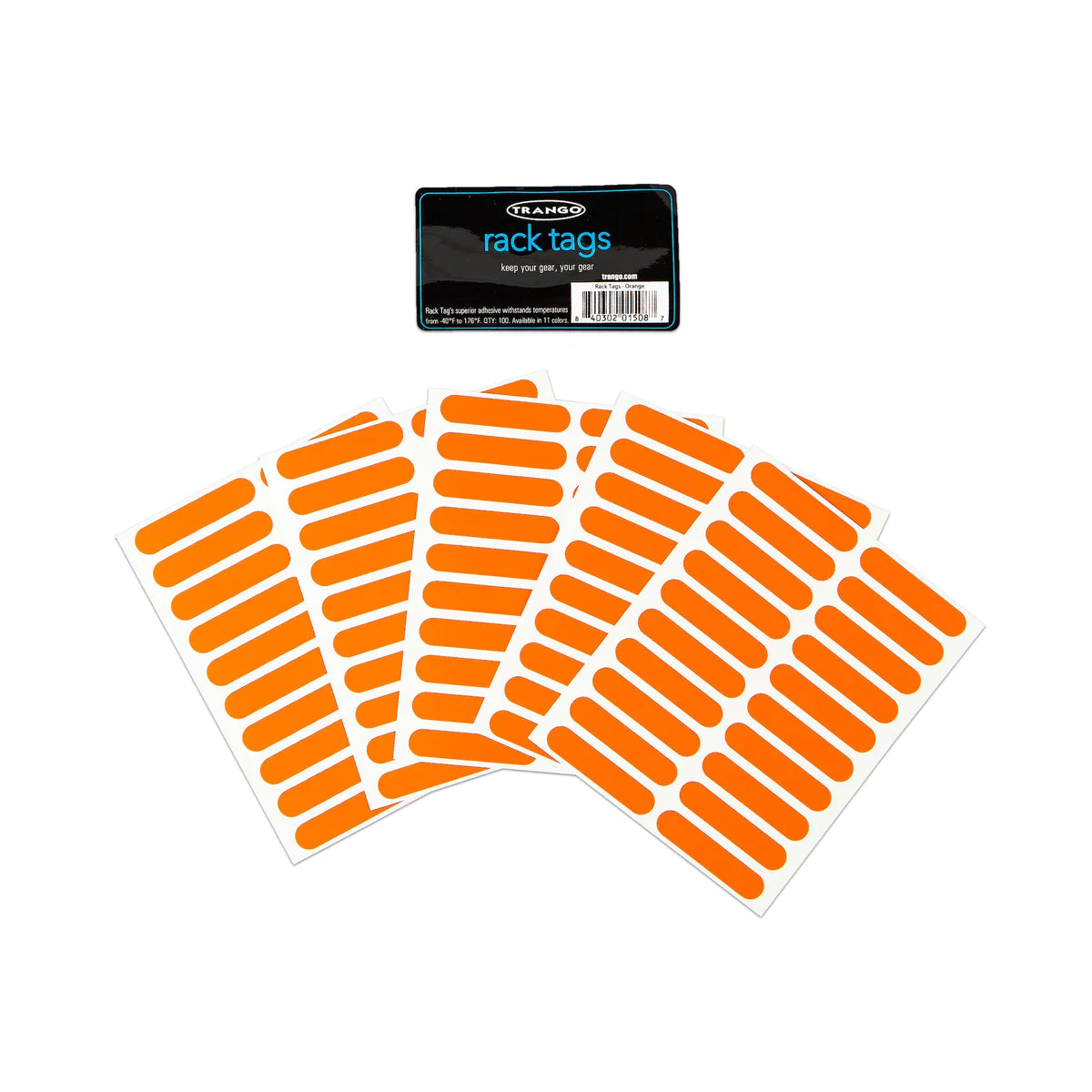 Orange Racking Tag Trango Rack Tags