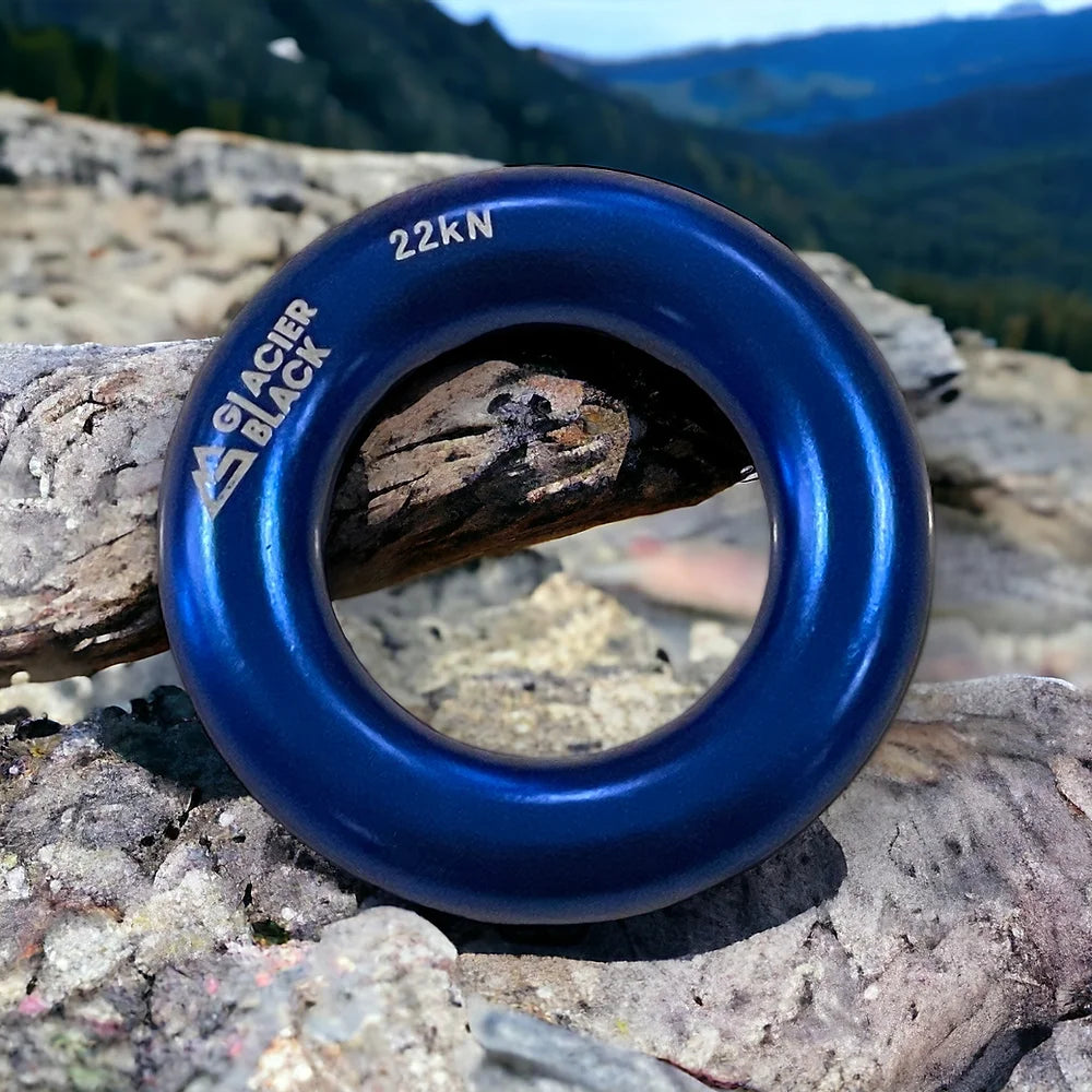 Glacier Black Rappel Ring