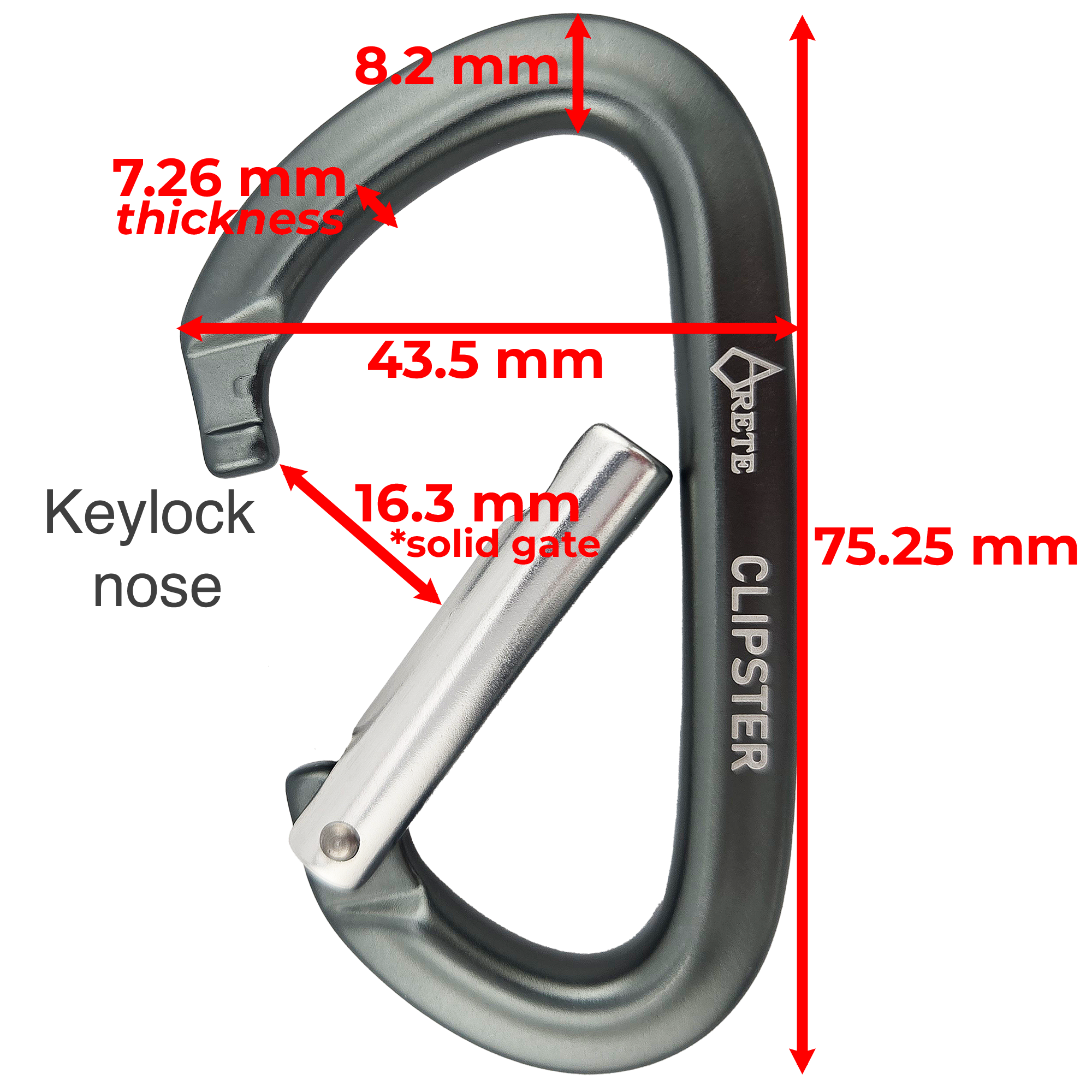 CLIPSTER Accessory Carabiner
