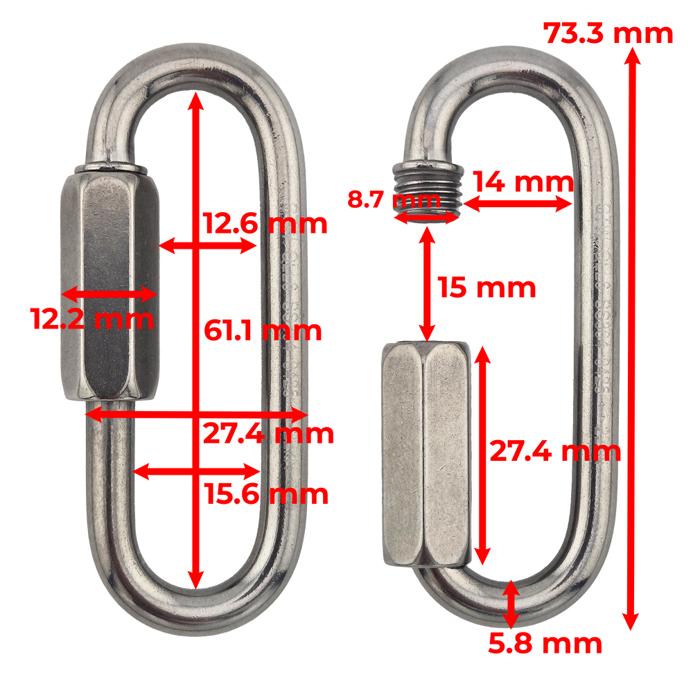 Climbing Taiwan Stainless Steel Quick Links