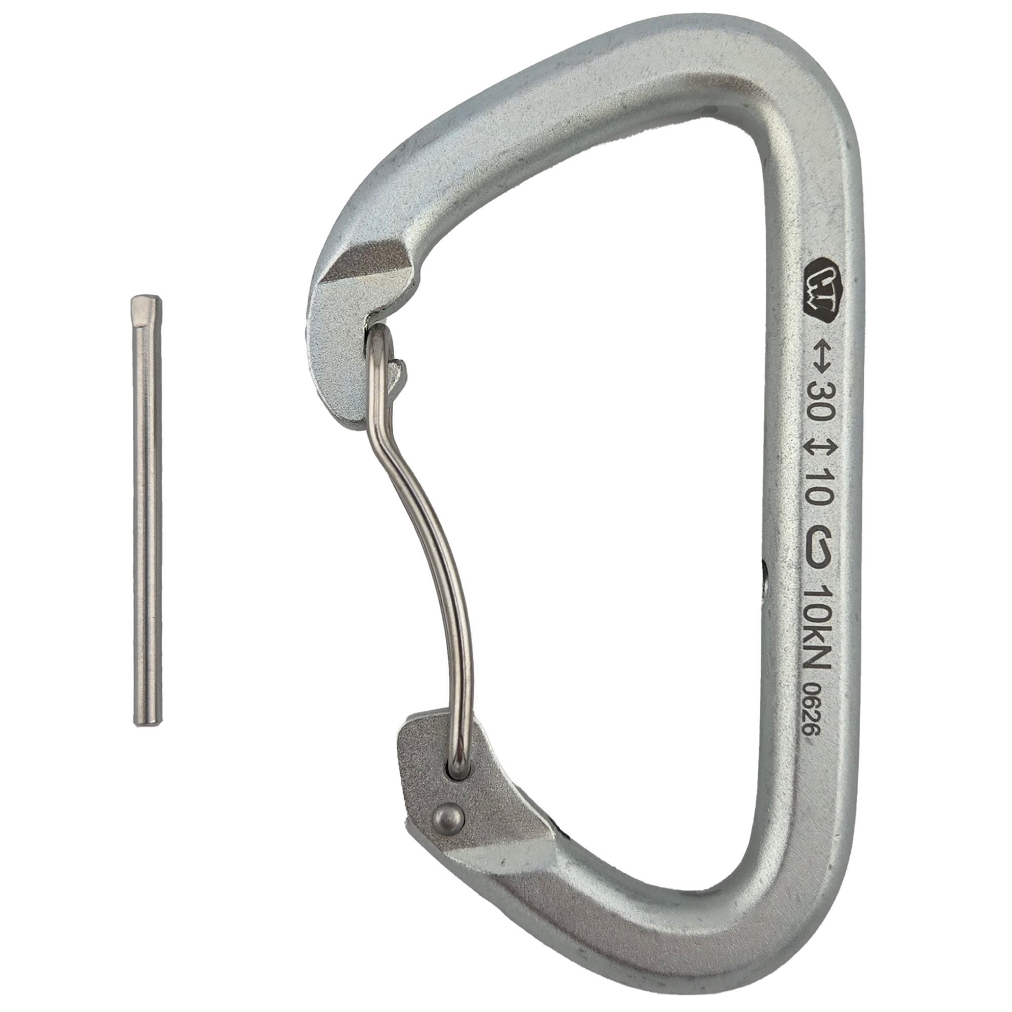 Steel Wiregate Captive Pin Carabiner