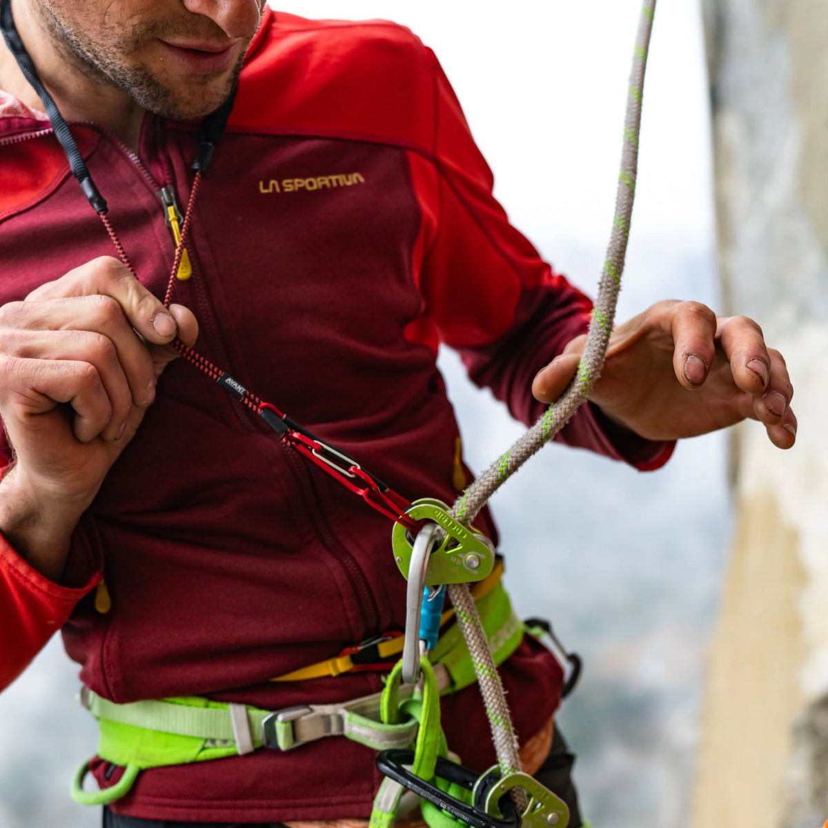 Top Rope Sool Tutorial Avant Climbing Top Rope Solo Neck Lanyard