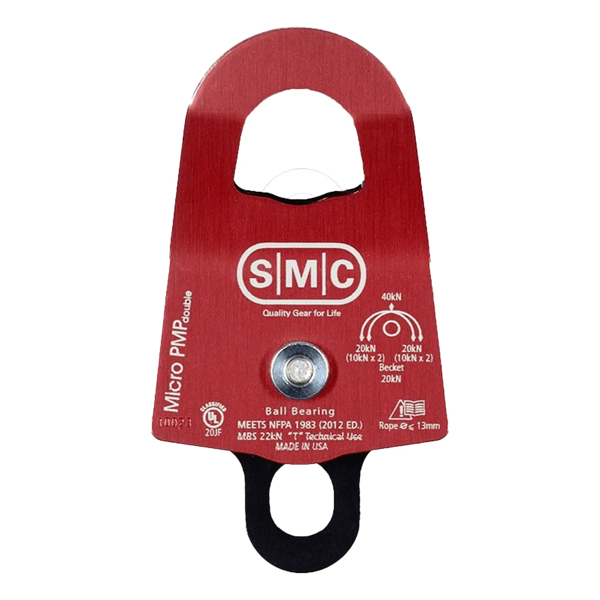 Micro Prusic Minding Pulley Double - NFPA