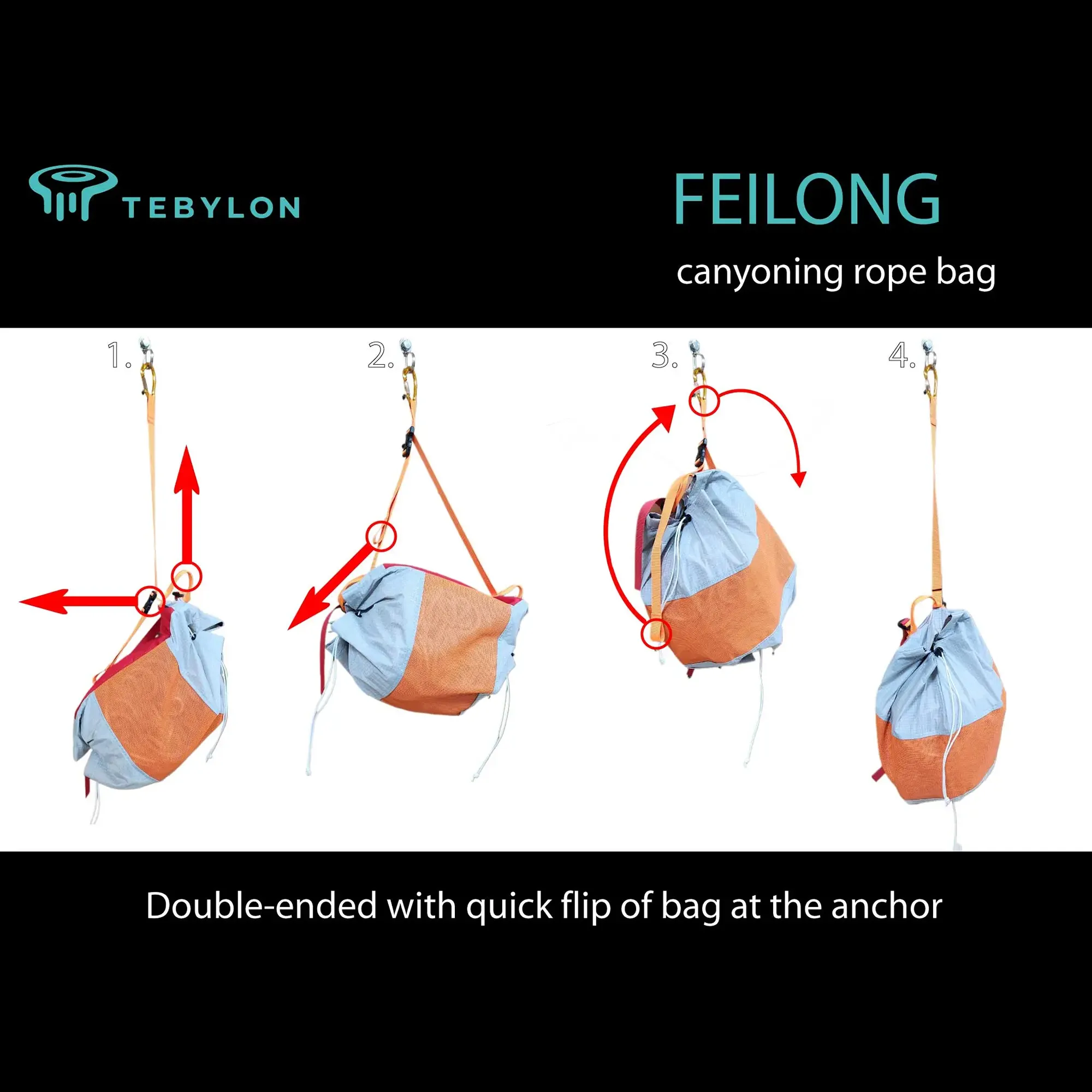 Feilong Double Ended Canyoning Rope Bag