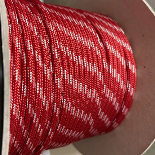 PES (Polyester) Cord — 4mm | Red / 32' Off-Cut