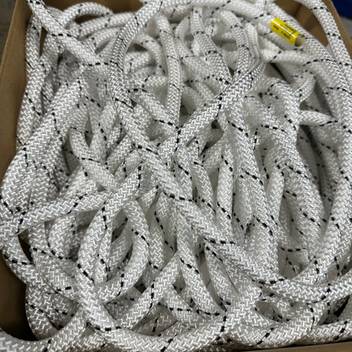 Safety Pro Static Rope — 10mm / 86' Off-Cut / White