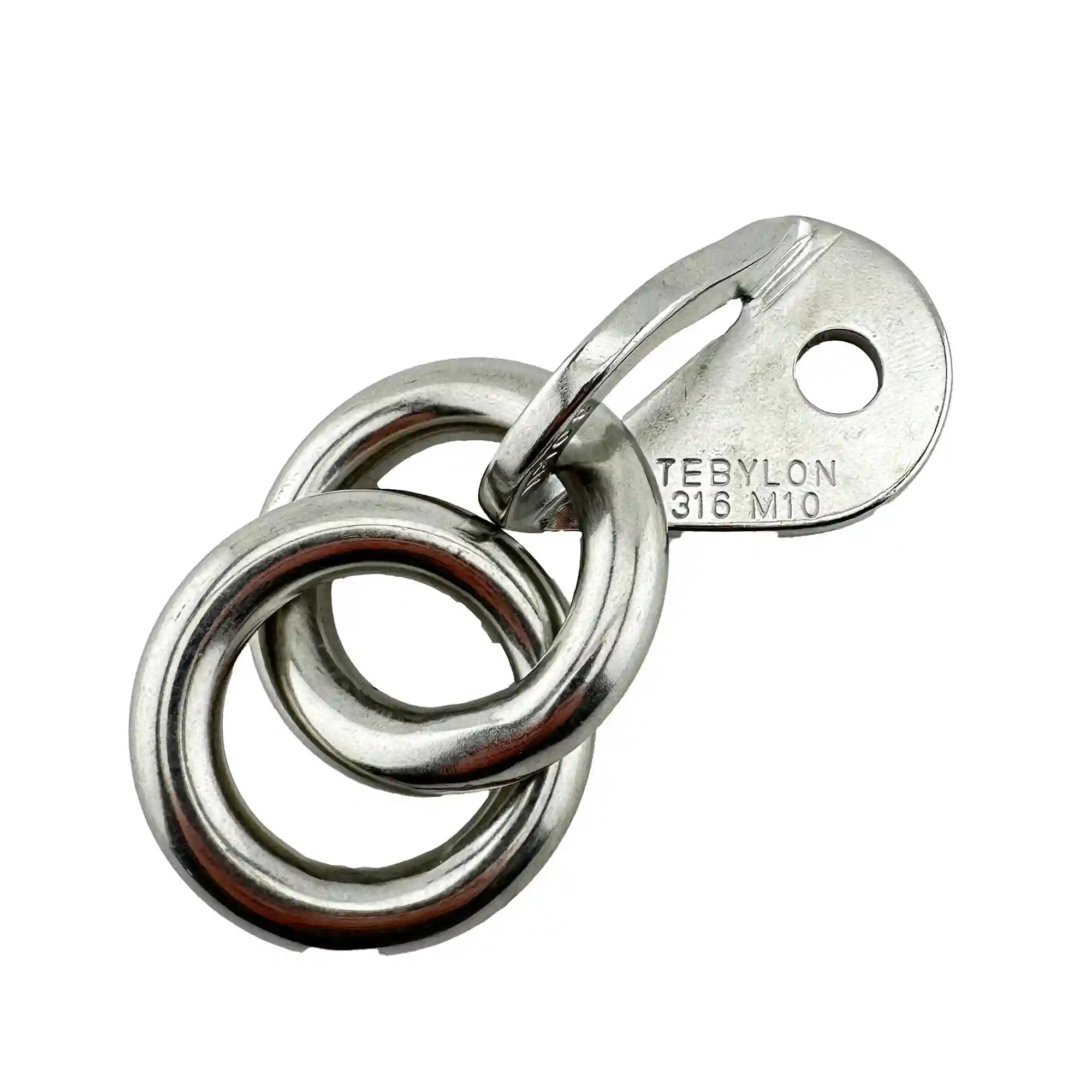 Stainless Steel Hanger with Double Rappel Ring