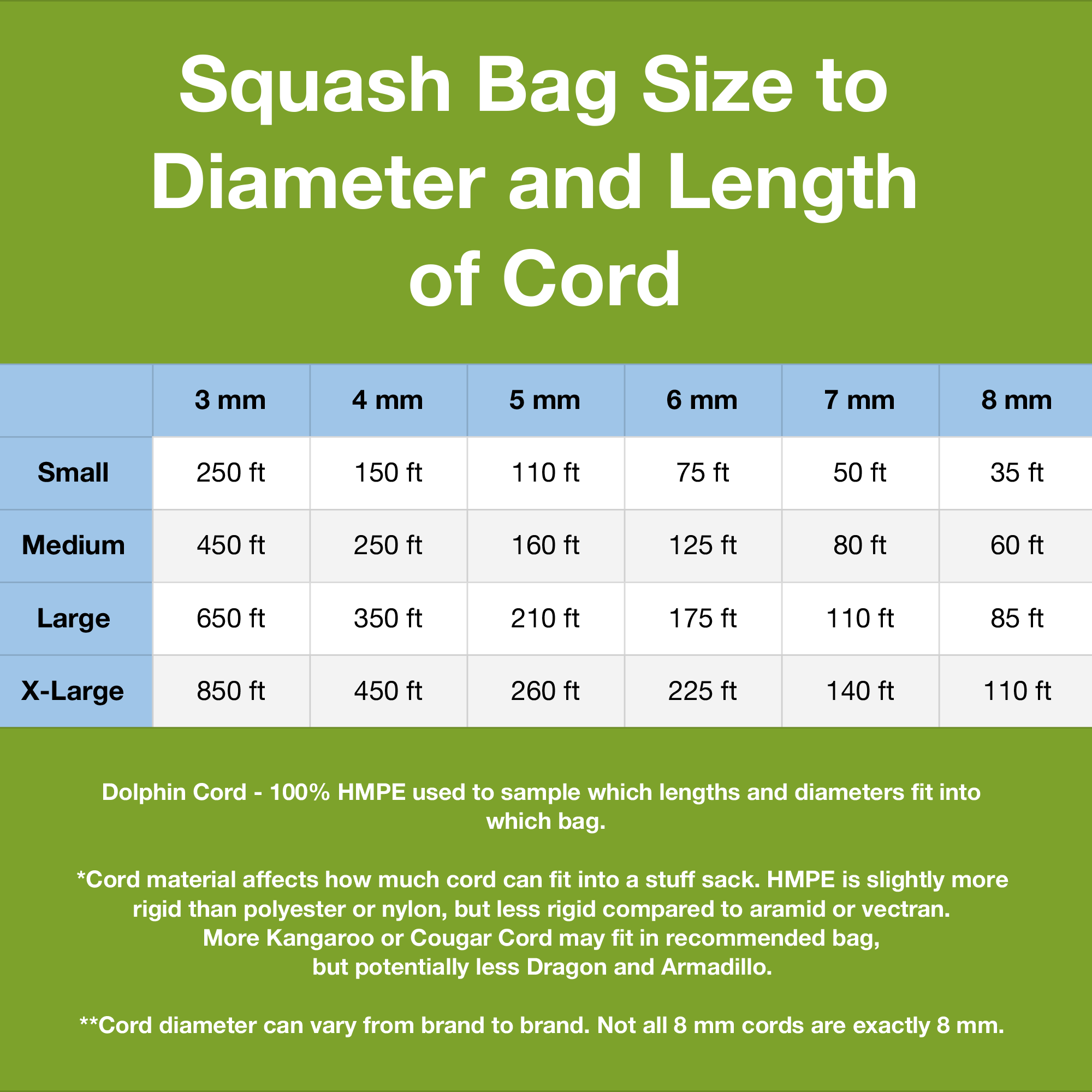 Squash Tagline Stuff Sack