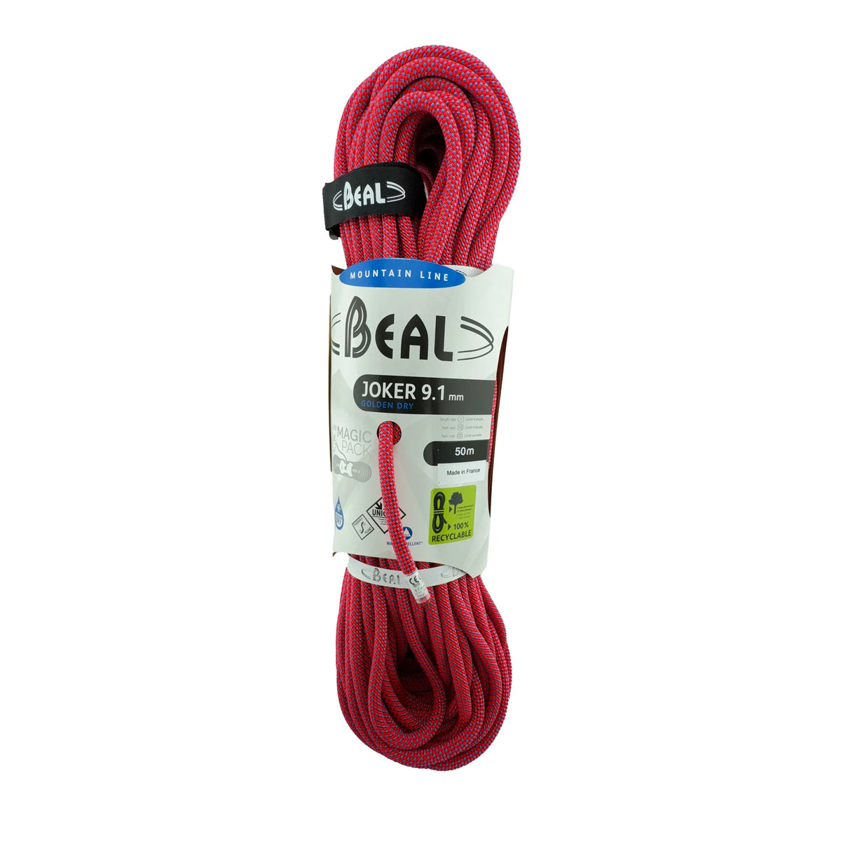 Beal Color Code Beal Joker 9.1 mm Unicore Rope