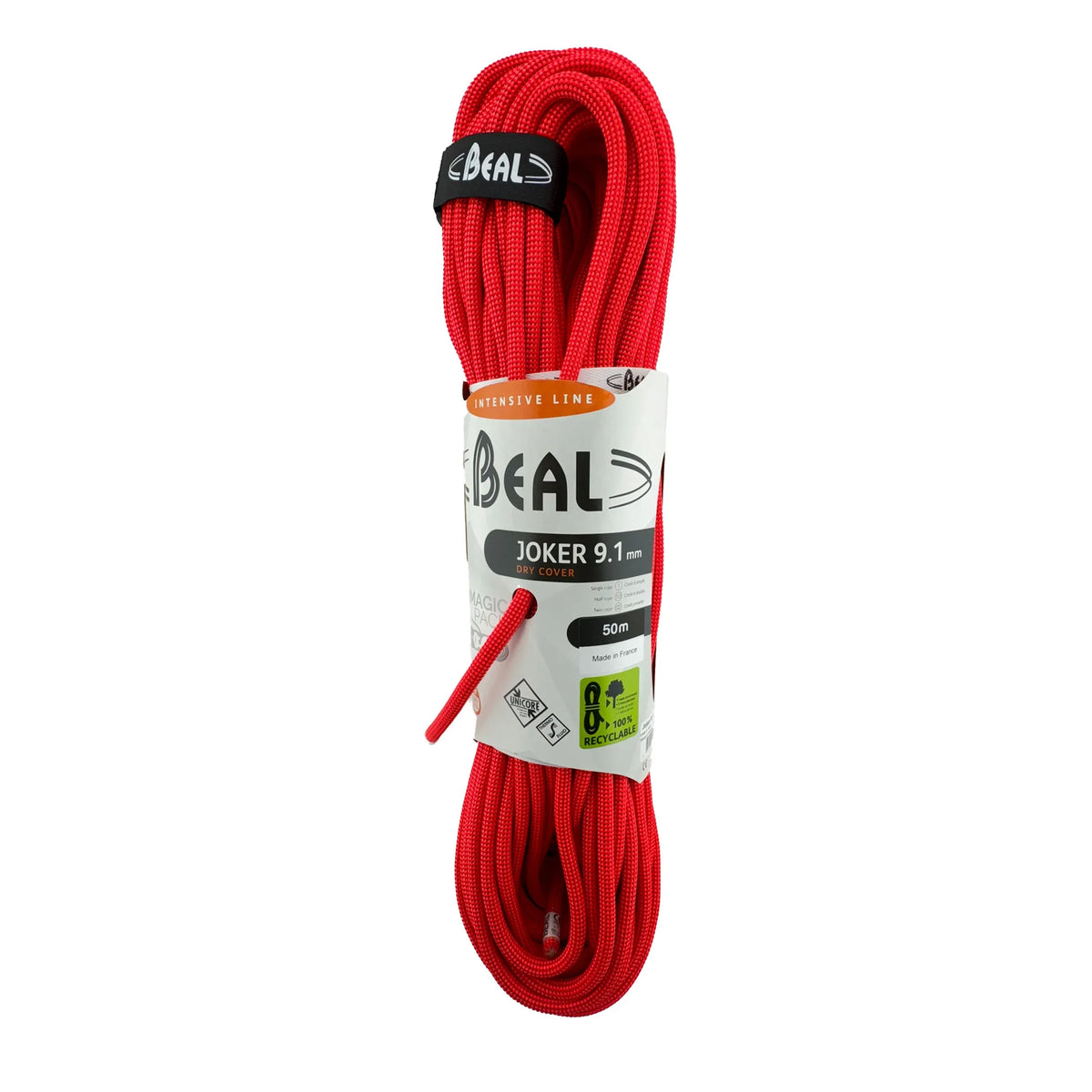 Beal Color Code Beal Joker 9.1 mm Unicore Rope