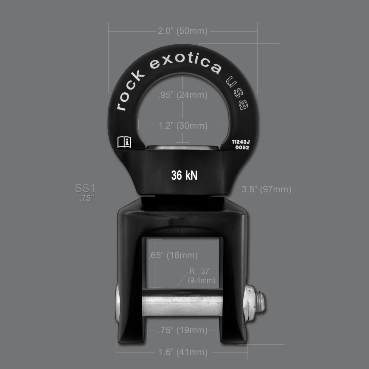 Rock Exotica Rotator Shackle Swivel