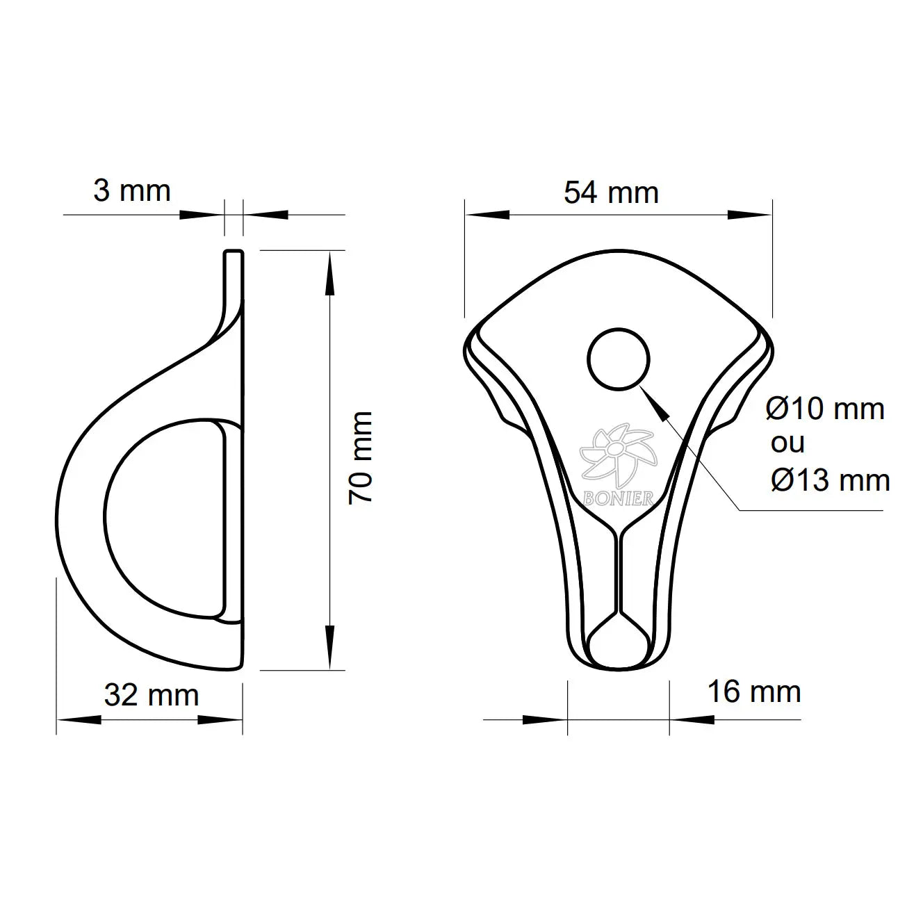 Dupla Stainless Steel Anchor Hanger