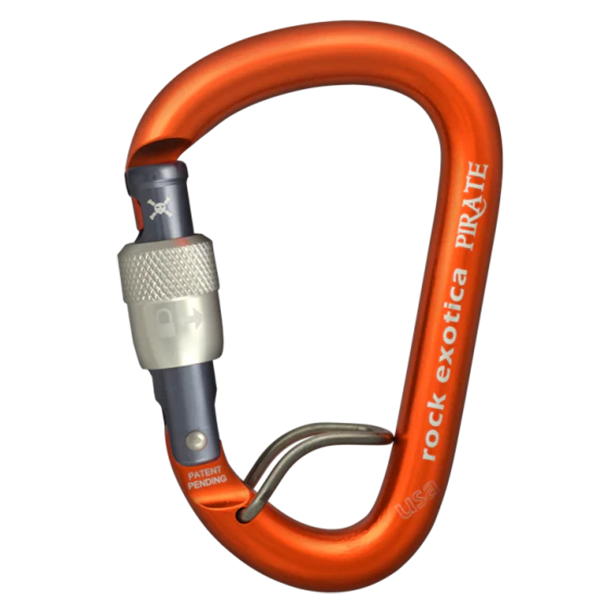 #gate_Screw-Lock | Orange carabiner