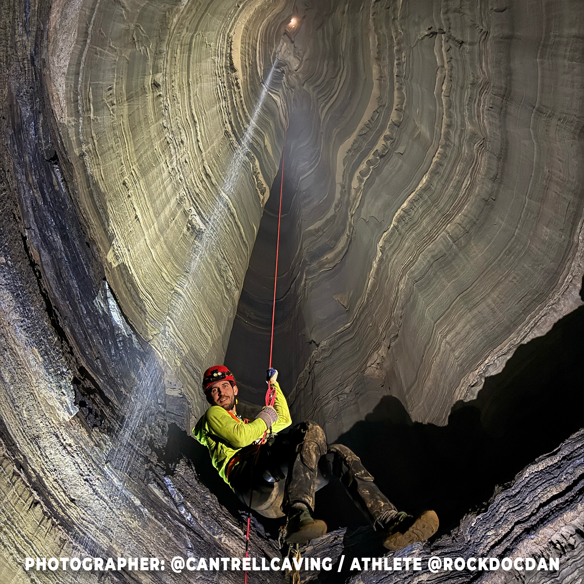 Pink Line 8.5mm Caving Rope