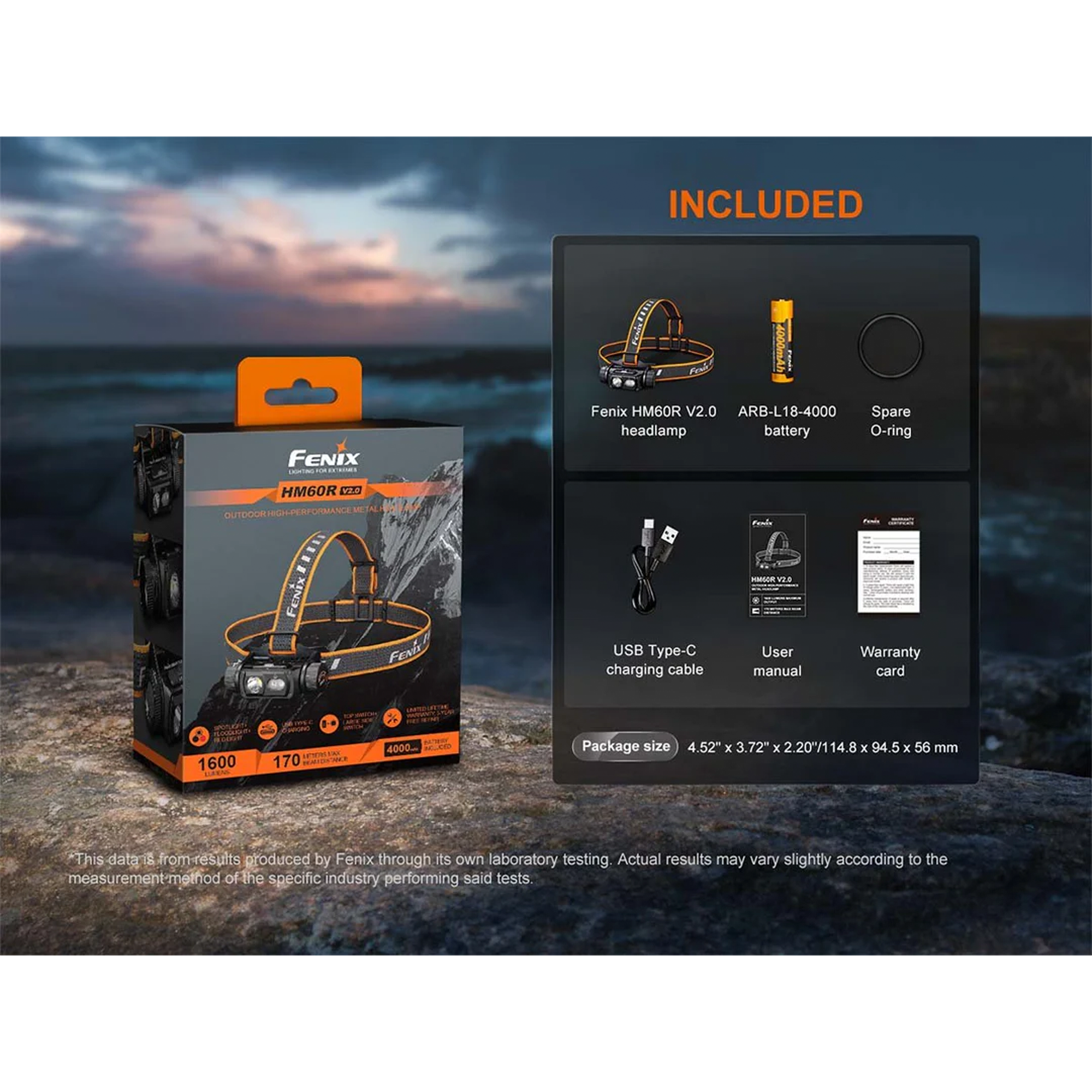 Fenix HM60R V2.0 Rechargeable Headlamp