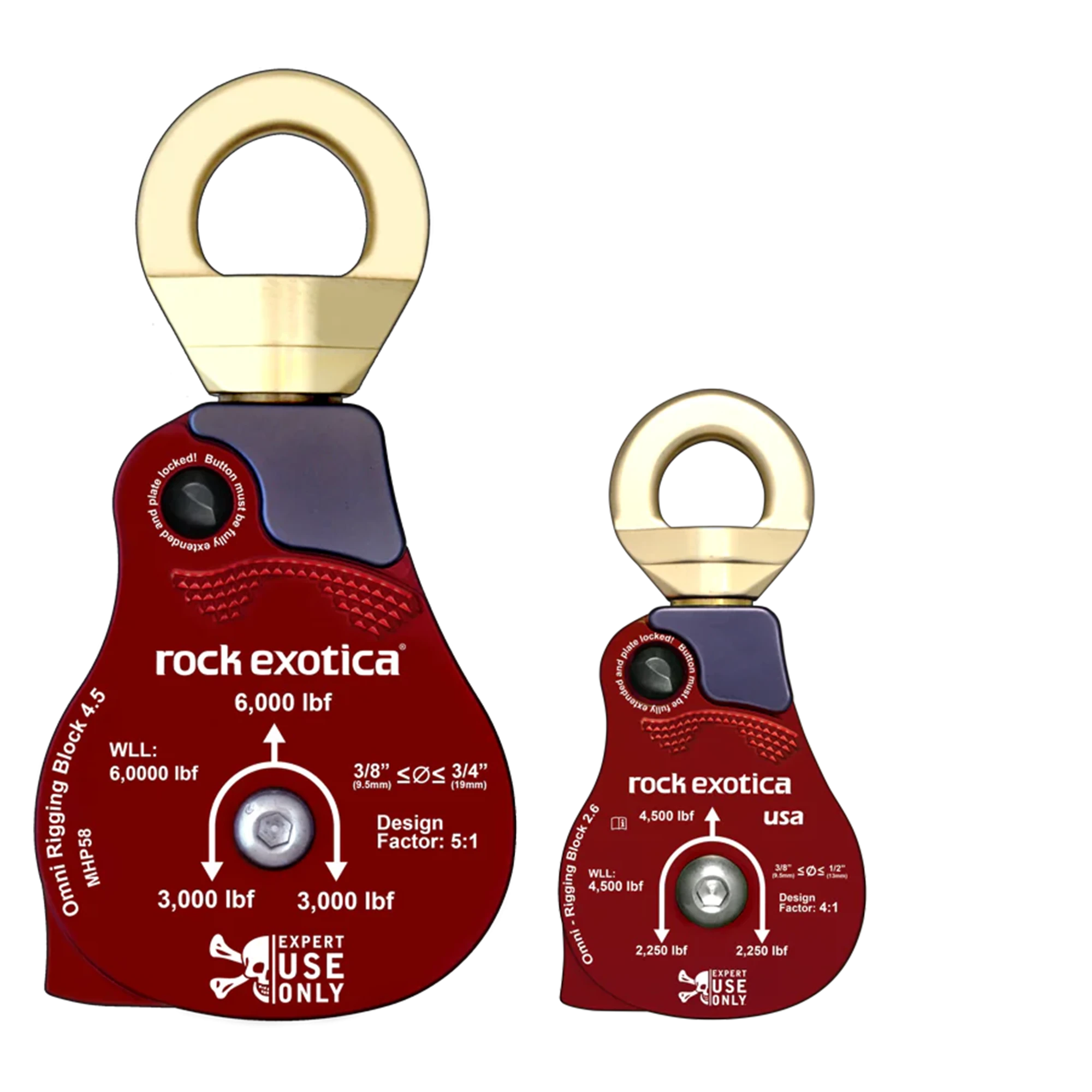 Material Handling Omni Block 4.5" Swivel Pulley