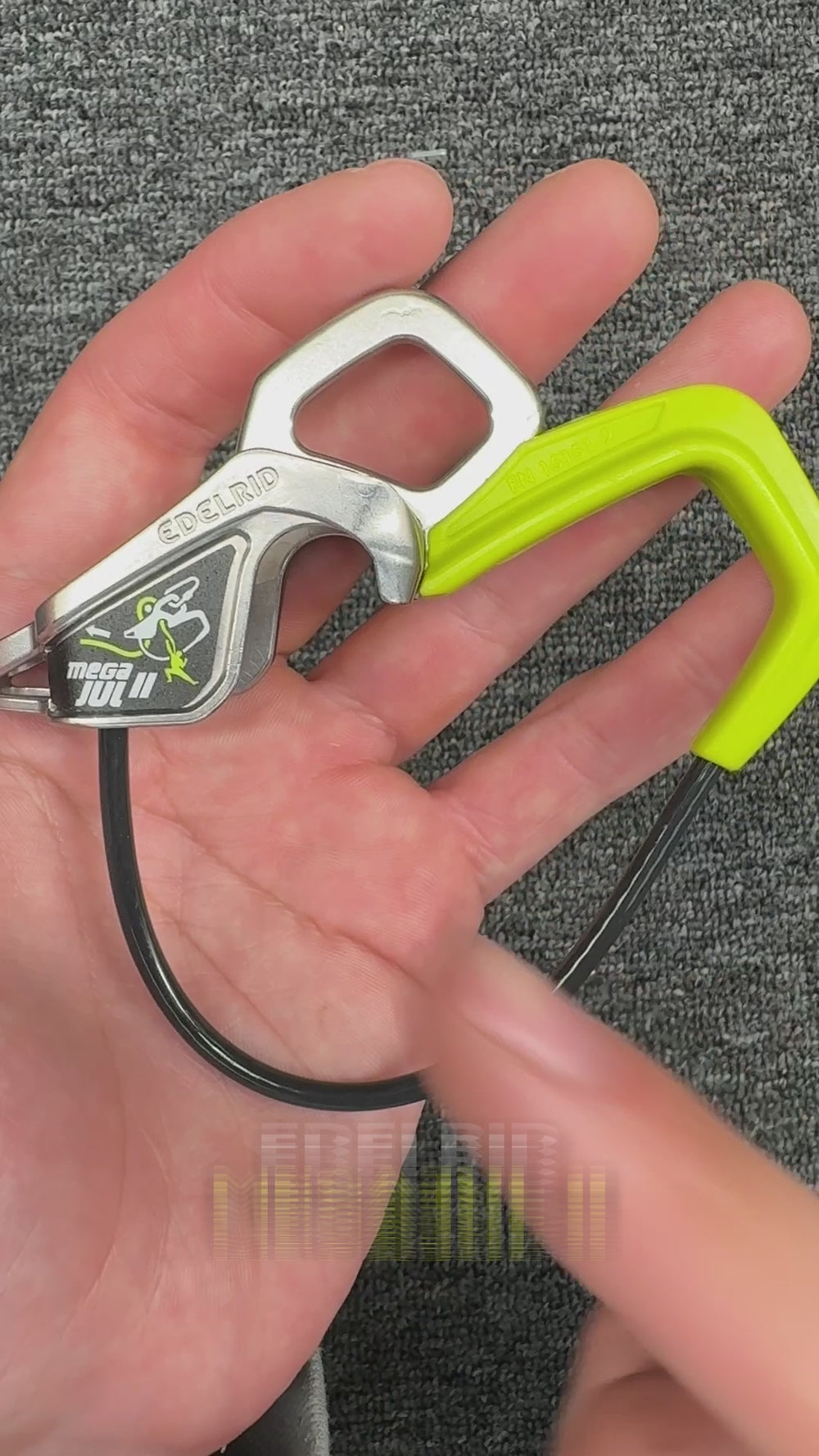 Edelrid Mega Jul II Assisted Braking Belay Device