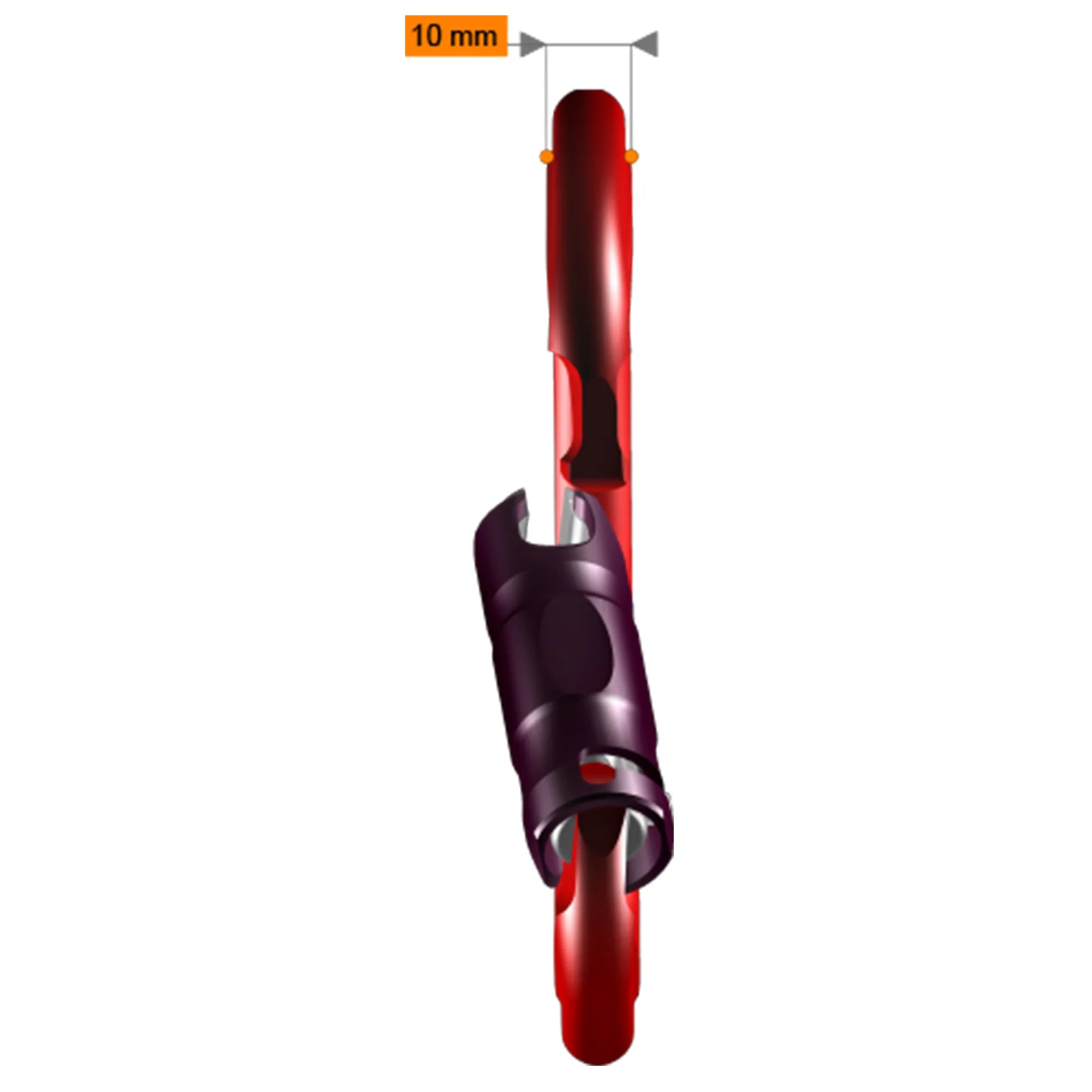 rockD Screw-Lock Carabiner