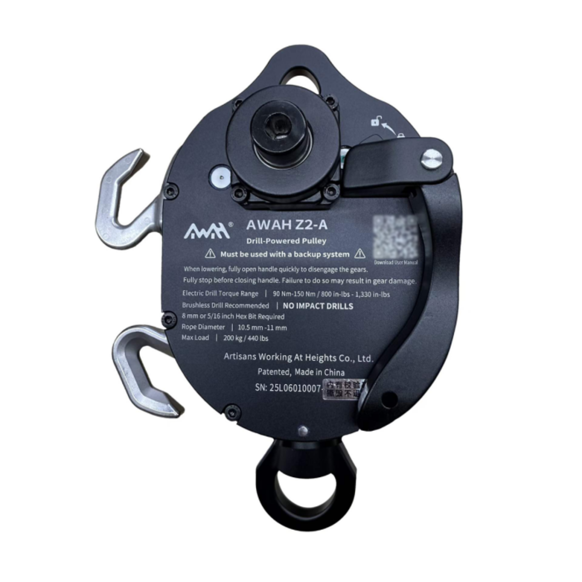 Z2A - Drill Powered Pulley